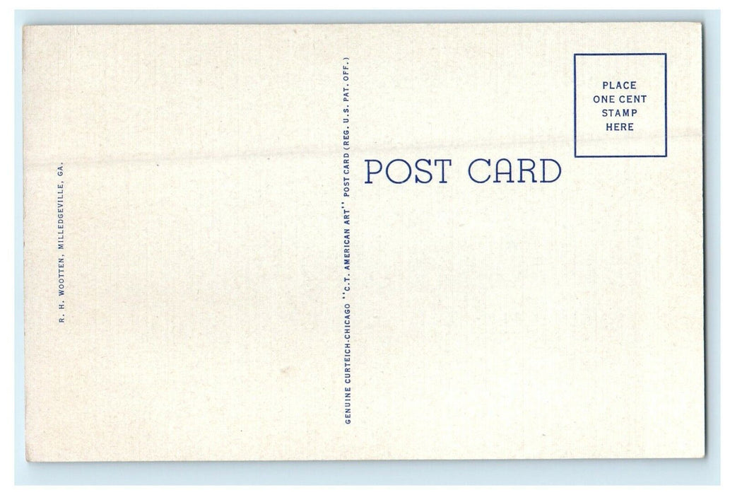 Georgia State College For Women Sanford Hall Milledgeville Georgia GA Postcard