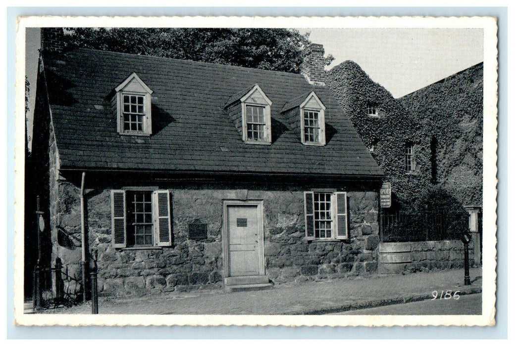 c1940's Poe Shrine Oldest Building At Richmond Virginia VA Vintage Postcard