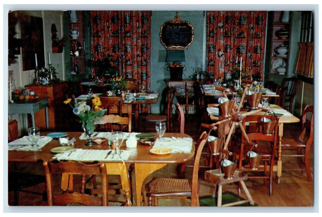 The Dog Team Kitchen Dining Middlebury Vermont VT Unposted Vintage Postcard