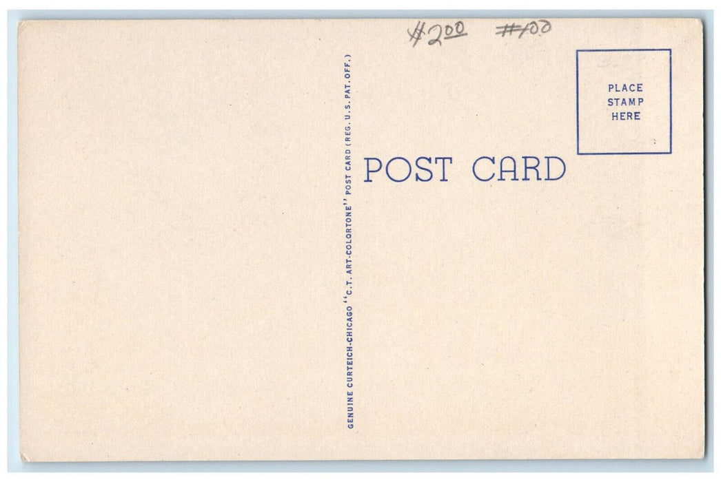 c1940s One of the Chapels Chanute Air Force Base Illinois IL Postcard