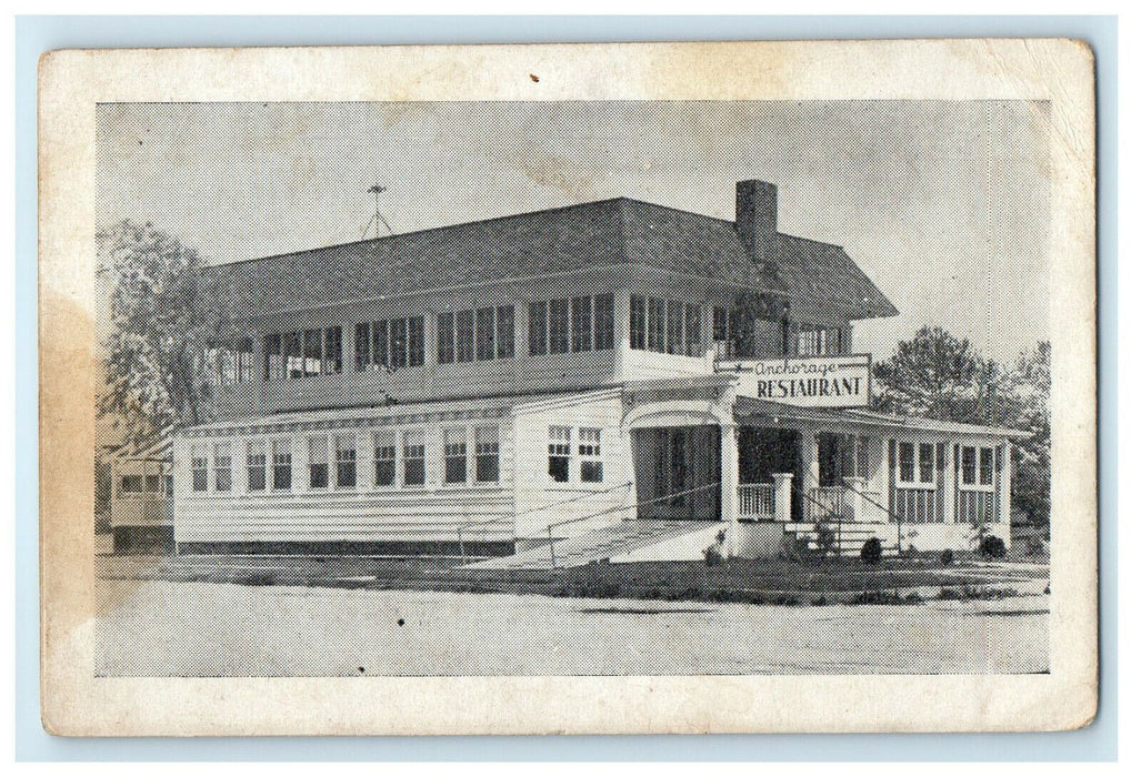c1940s The Anchorage Restaurant Marine Basin Belmar, New Jersey NJ Postcard