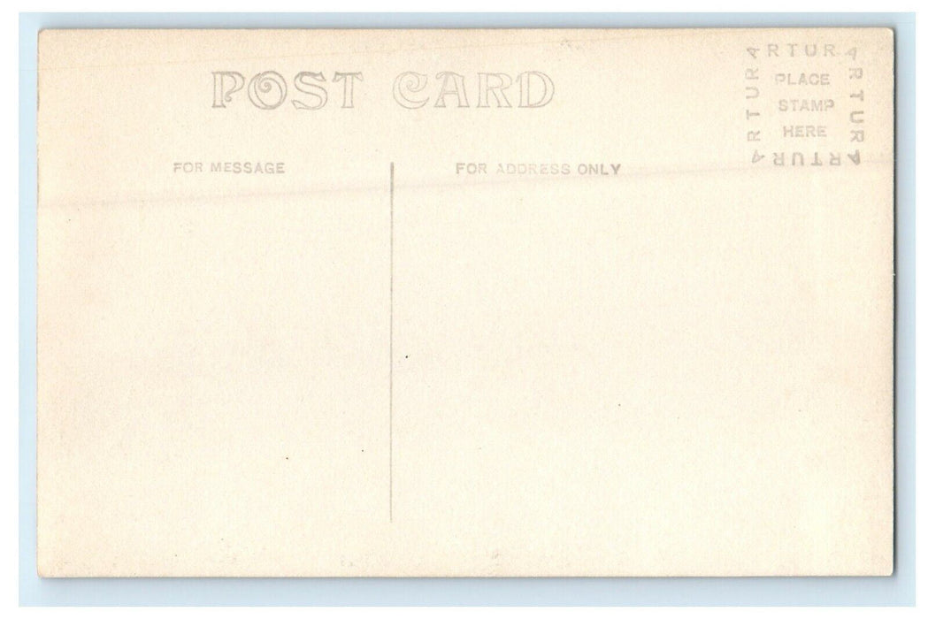 1910 View Of New Church Sturbridge Massachusetts MA RPPC Photo Postcard