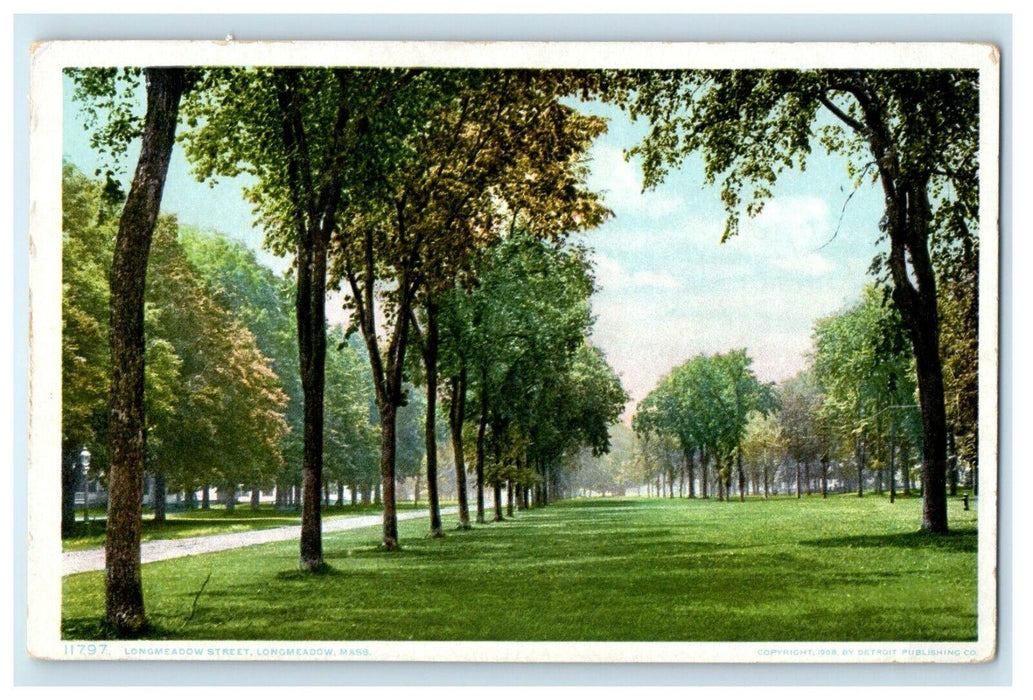 1914 Longmeadow Street, Longmeadow Massachusetts MA Antique Postcard