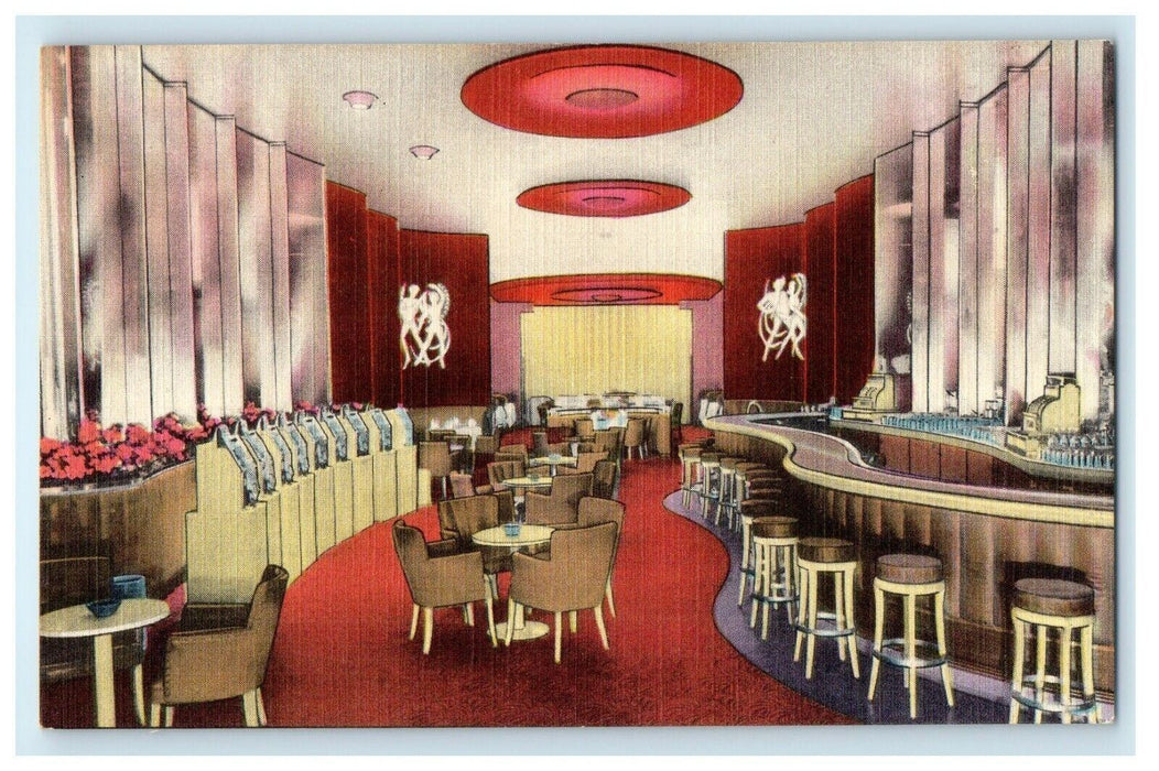 1930 Trocadero, Hotel El Cortez, Reno Nevada, Vintage Postcard