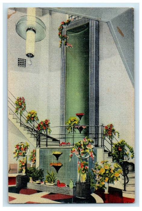 1946 Rotunda Of The Calart Building Providence Rhode Island RI Vintage Postcard