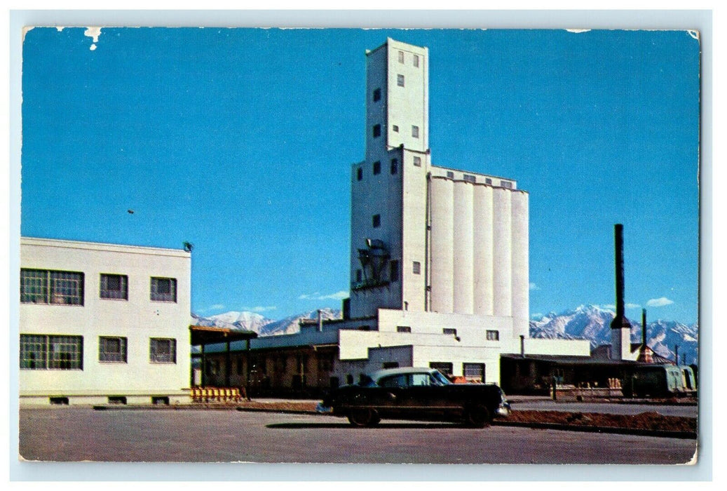 Salt Lake City UT Administration Building Grain Elevator Welfare Square Postcard