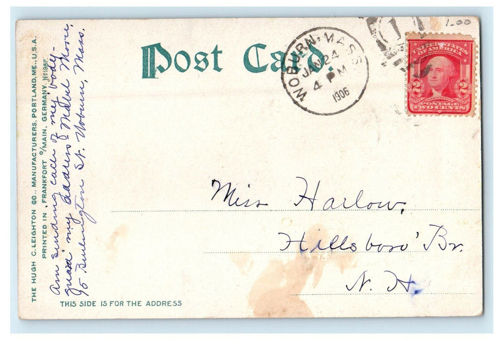 1906 Woburn MA House of Seven Gables, Salem Massachusetts M Antique Postcard