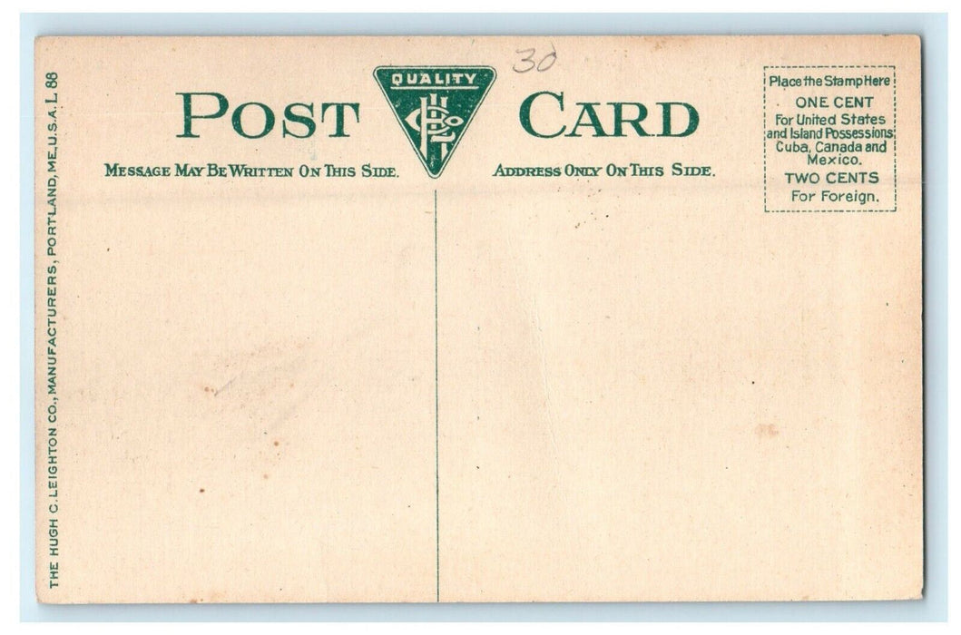 c1910 Pass-a-Grille Glimpse Water Front at Boat Landing Antique Postcard