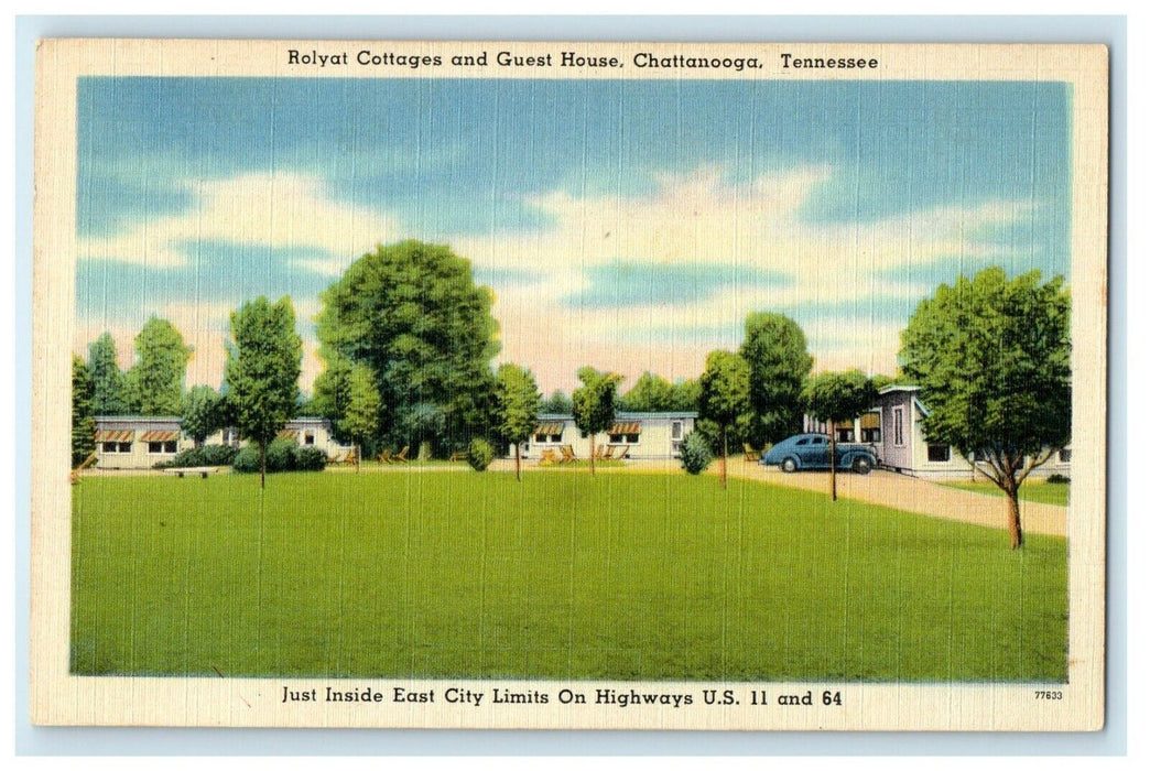 c1940's Rolyat Cottages And Guest House Chattanooga Tennessee TN Postcard