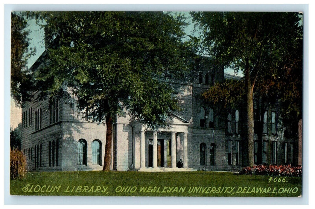 Slocum Library Ohio Wesleyan University Delaware Ohio OH Unposted Postcard