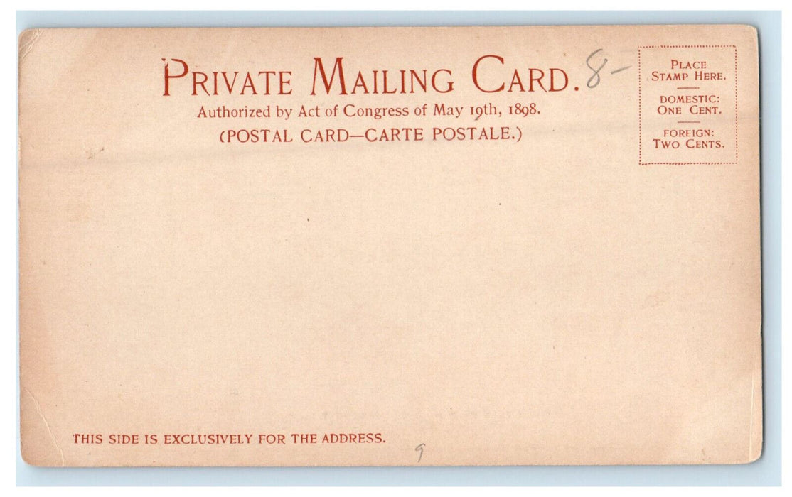 1900 Pike's Peak Near Colorado City CO PMC Unposted Antique Postcard