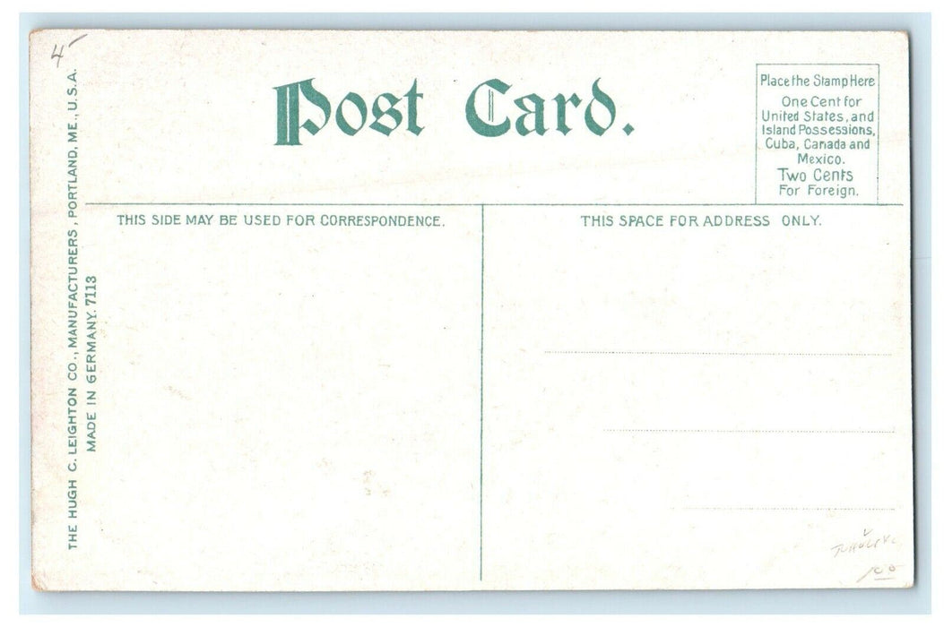 1924 Sawyer Mansion, Athol Massachusetts MA Vintage Postcard