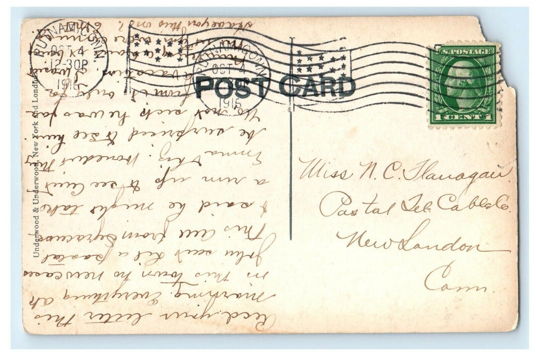 1916 St. Thomas Catholic Church Palmer Massachusetts MA RPPC Photo Postcard