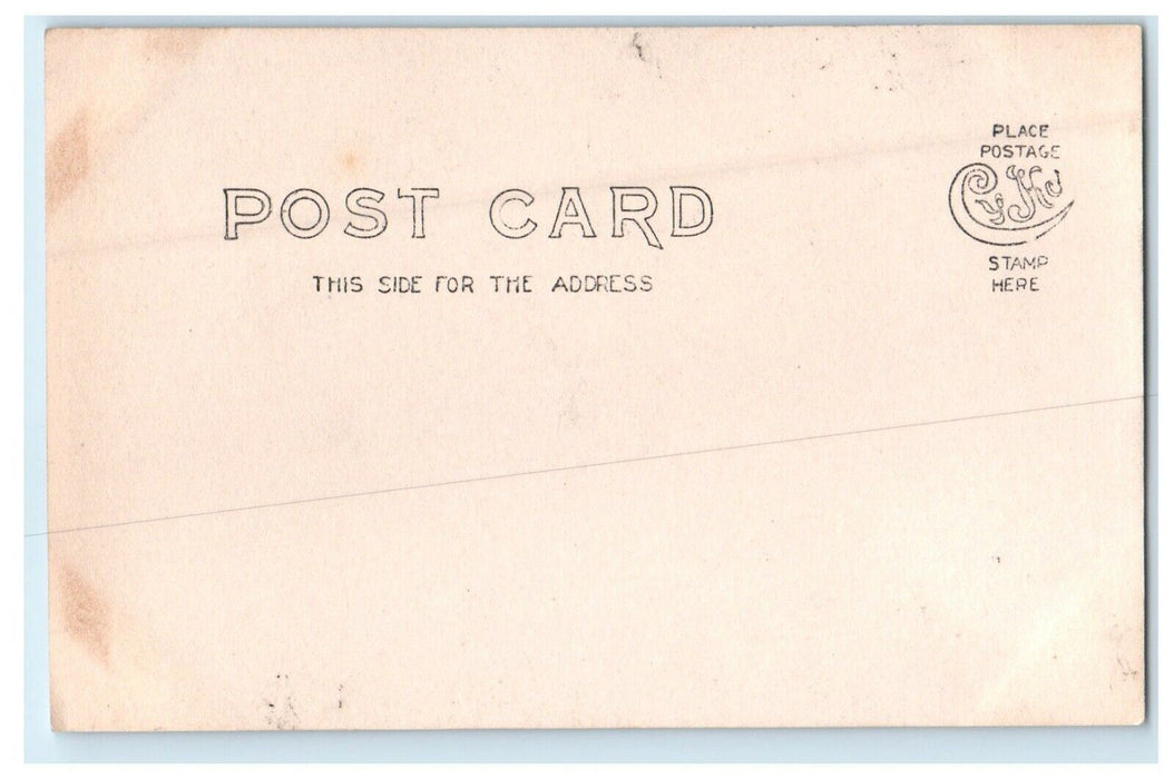 c1905 Cong. Church North Carver Massachusetts MA RPPC Photo Postcard