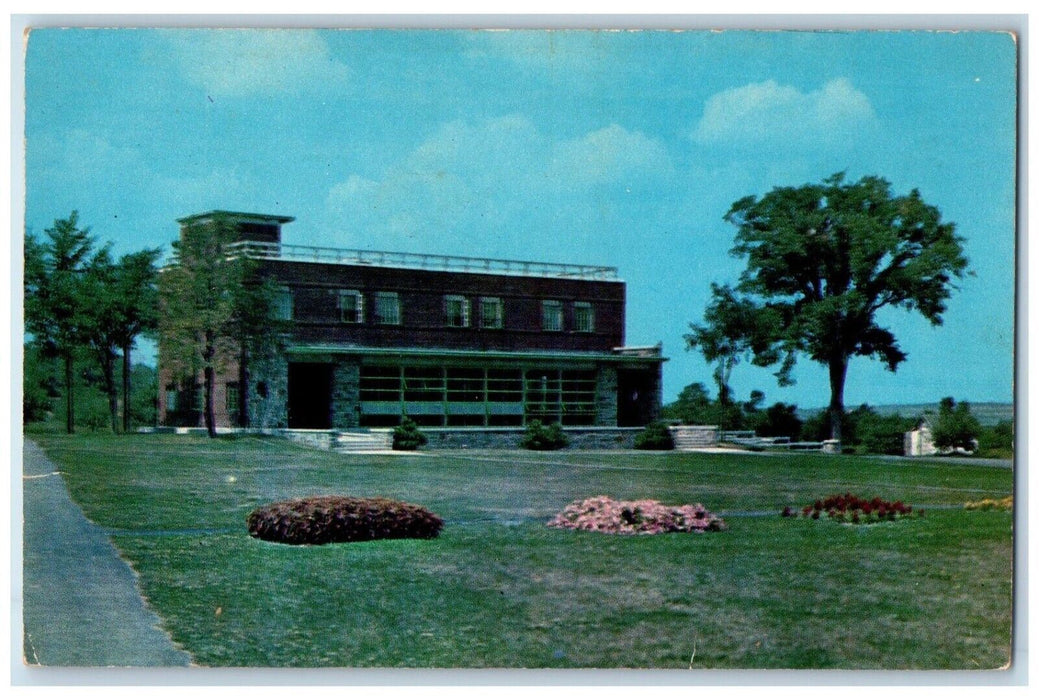 c1960's Library Building Gilead Bible School Watchtower Patterson NY Postcard