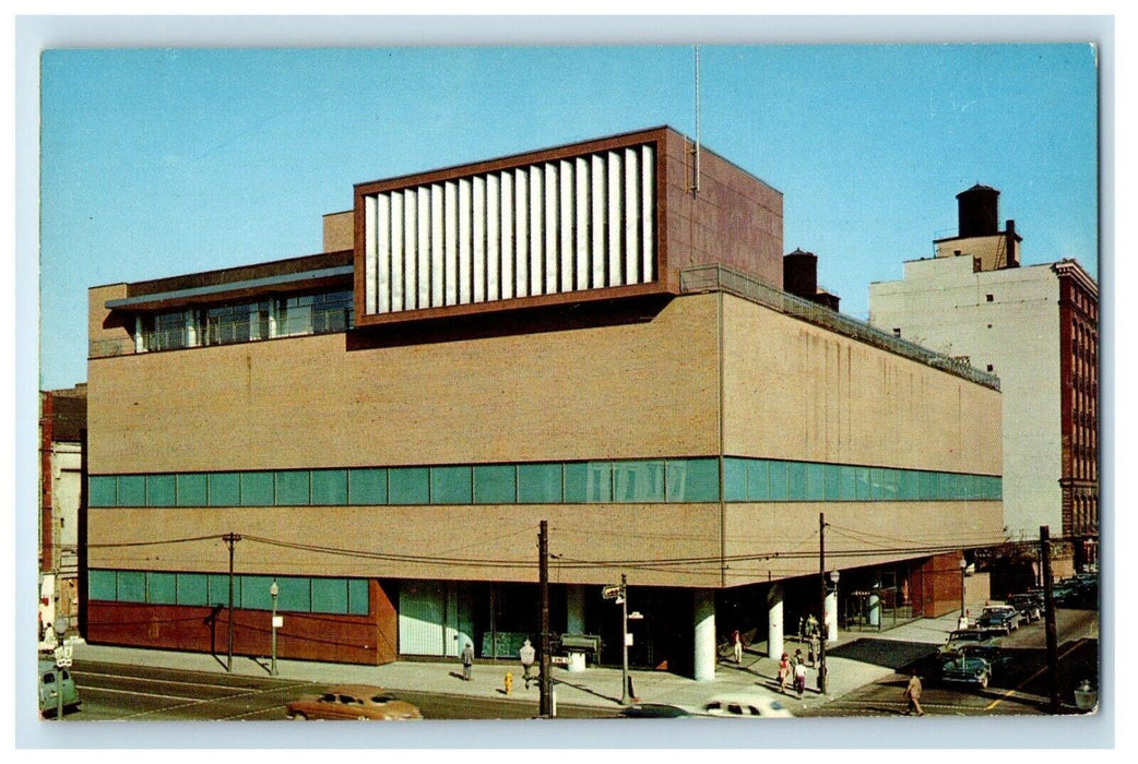 c1950's Cincinnati OH, Public Library Cincinnati Hamilton County Postcard