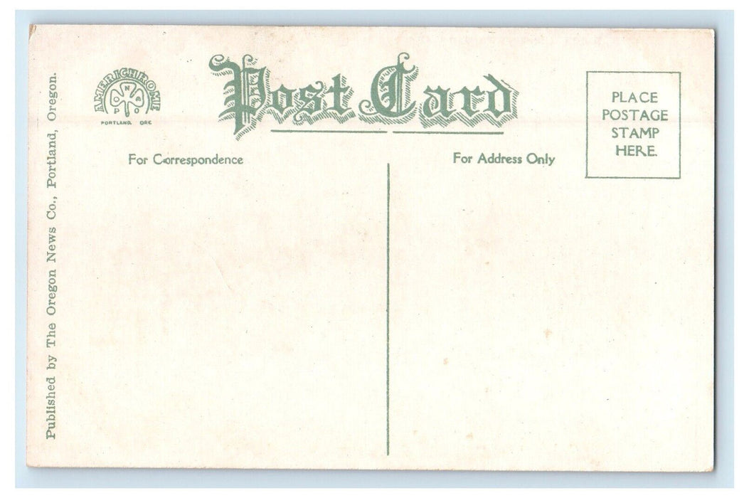 c1910's Public Library Building Portland Oregon OR Unposted  Antique Postcard