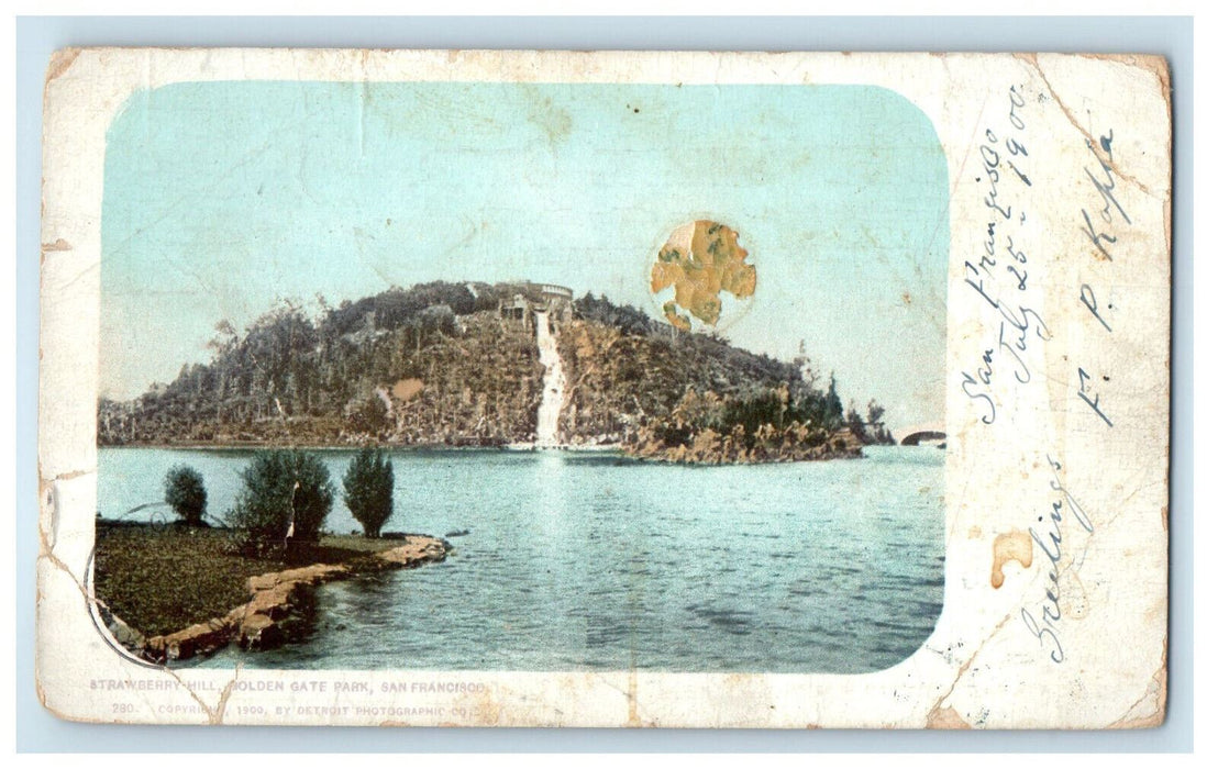 1900 Strawberry Hill, Golden Gate Park San Francisco California CA PMC Postcard
