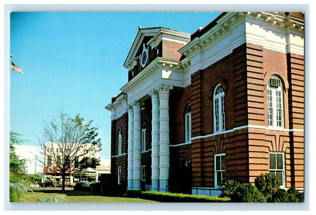 c1960 Talladega County Courthouse Talladega Alabama Vintage Postcard
