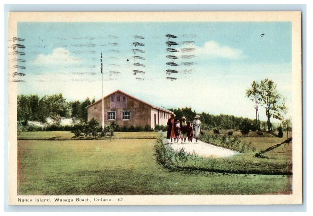 1953 Nancy Island Wasaga Beach Ontario Canada CA Vintage Postcard
