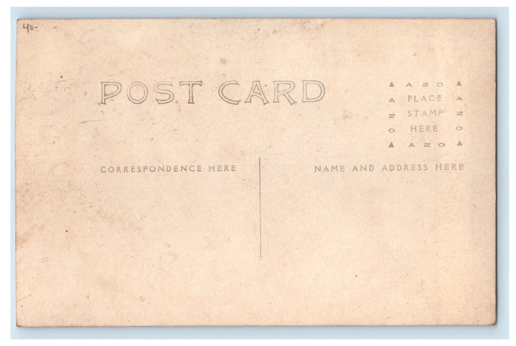 c1910's High School Building Gowanda New York NY RPPC Photo Antique Postcard