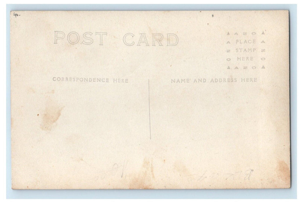 c1910's High School Building Campus Hamburg New York NY RPPC Photo Postcard