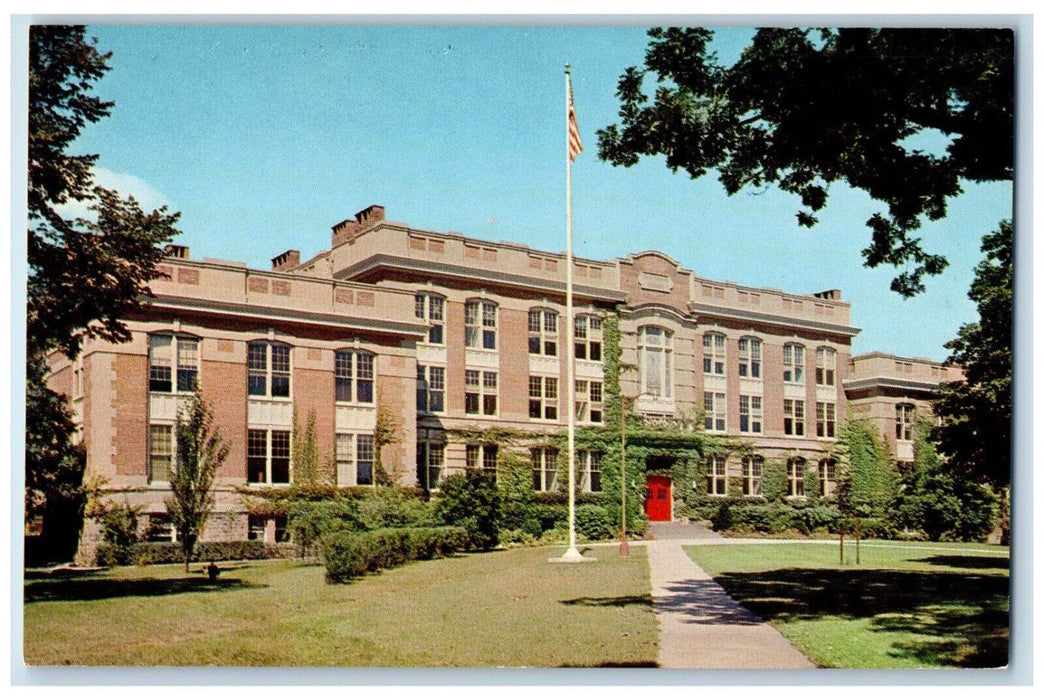 c1950's Main Building State University Teachers College New Paltz NY Postcard