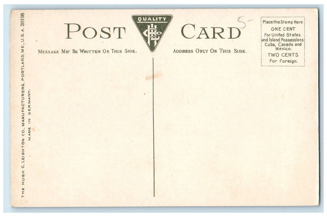 c1940's Campus View of Castle College of New Rochelle New Rochelle NY Postcard