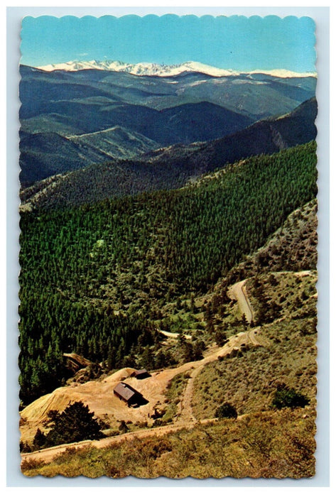 1962 Virginia Canon Idaho Springs Central City Colorado CO Vintage Postcard