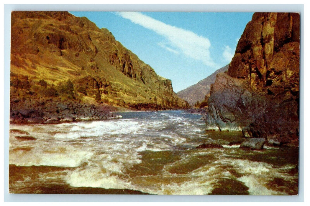 c1960 Hell's Canyon on the Snake River Idaho Colorado CO Vintage Postcard