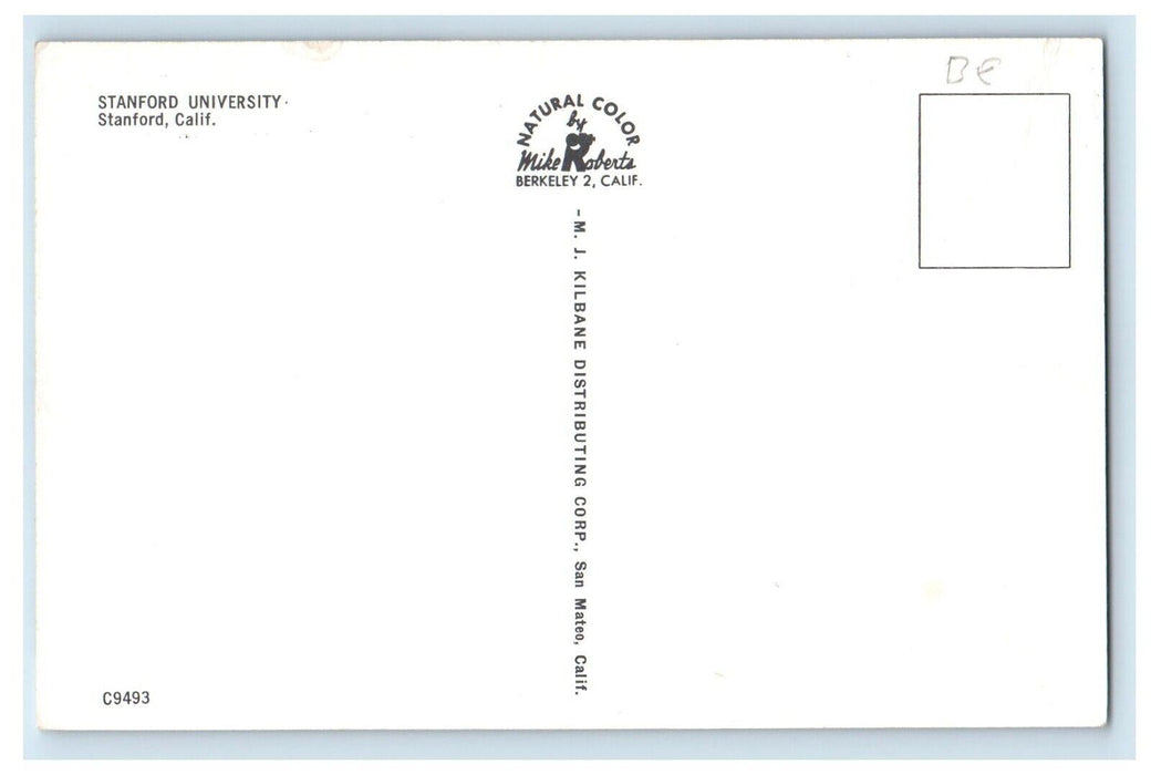 c1960 Stanford University Stanford California CA Natural Mike Roberts Postcard