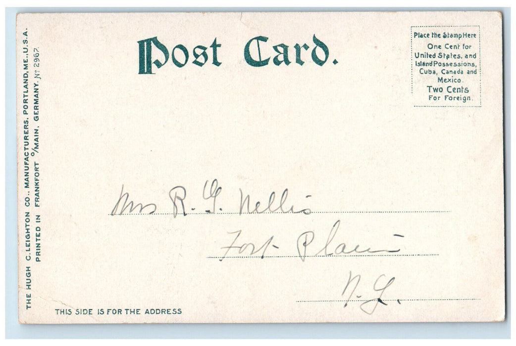 c1905 Dr. Holbrooks School Ossining on Hudson New York NY Posted Postcard