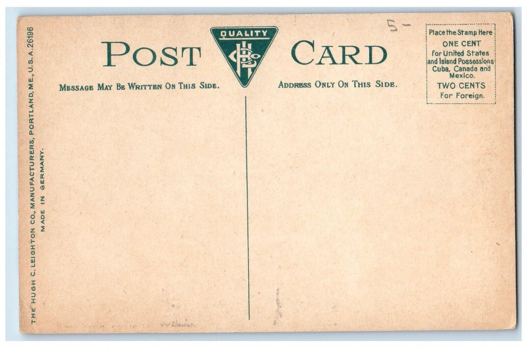 c1910's Second Ave. In Winter Horse Sled Gloversville New York NY Postcard