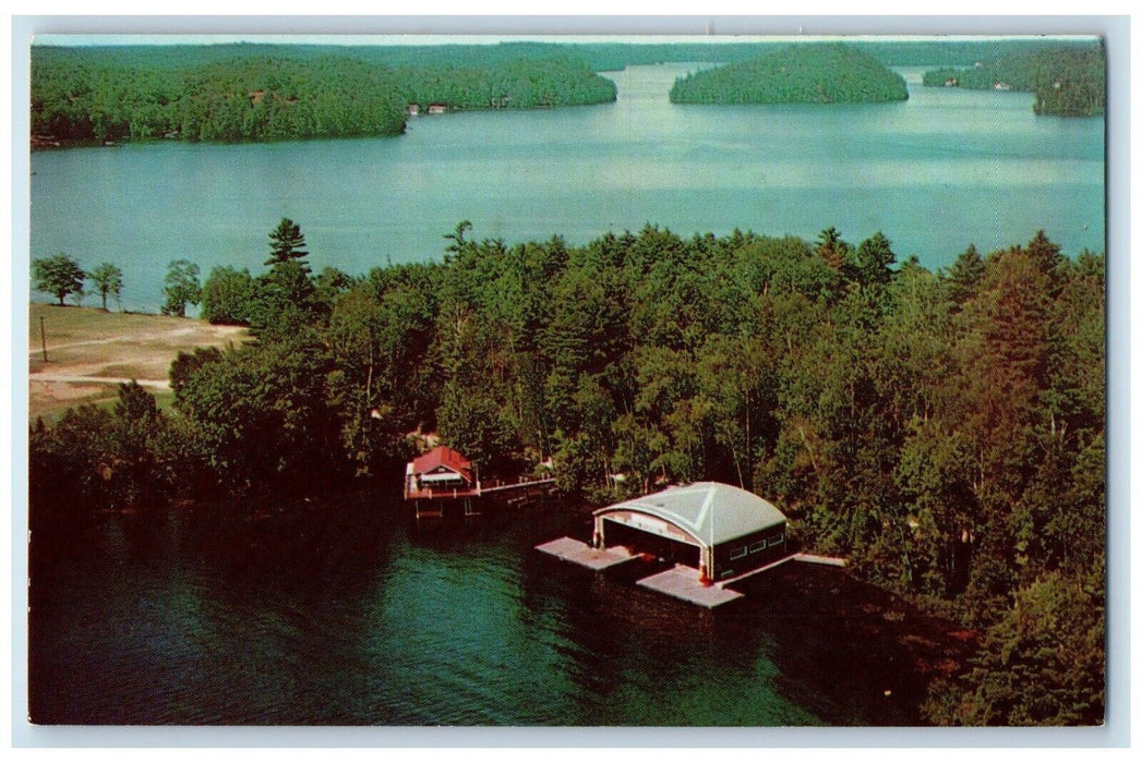 Red Wing Flying Service Ten Acre Bay Port Carling Ontario Canada Postcard