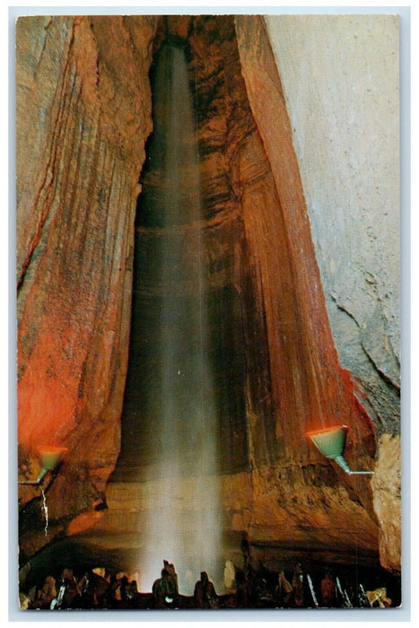 Ruby Falls Lookout Mountain Caverns Chattanooga Tennessee TN Vintage Postcard