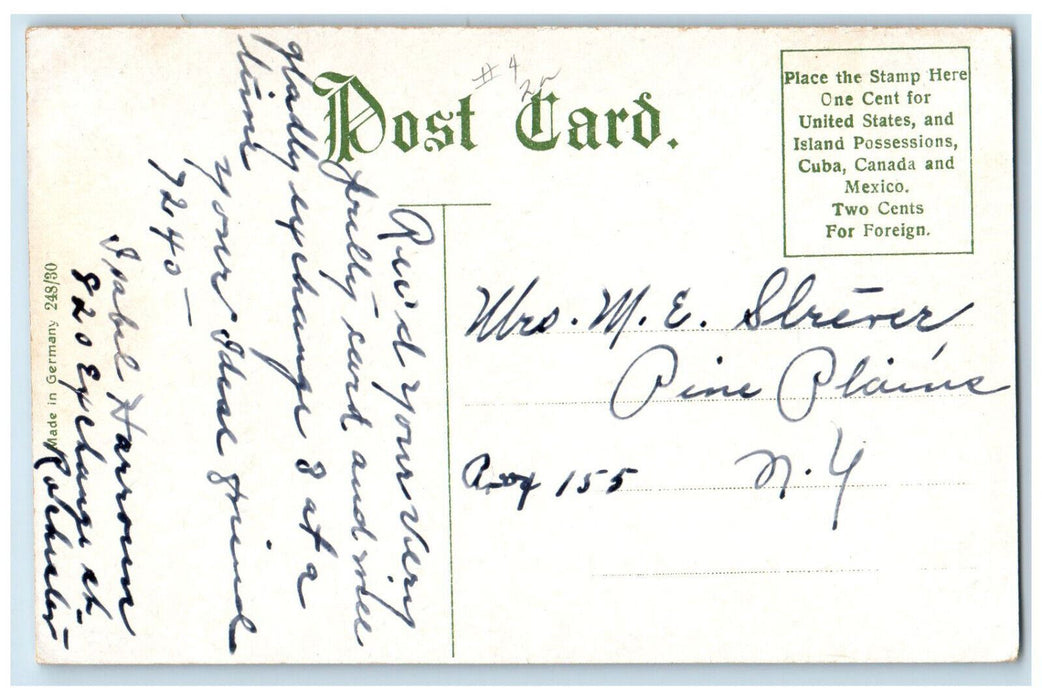 c1910 Boat Landing Irondequoit Bay Rochester New York NY Posted Antique Postcard