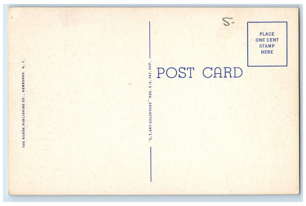 c1940's Rockefeller Hall, Vassar College, Poughkeepsie NY Unposted Postcard