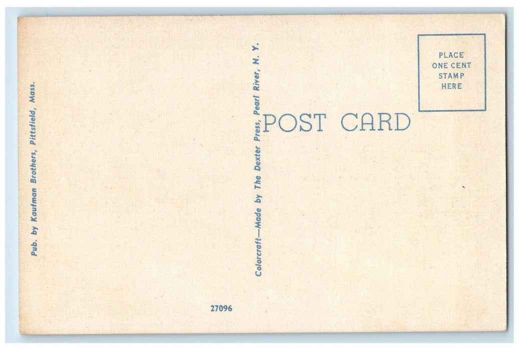 c1940's Beginning of the Taconic Trail Near Petersburg New York NY Postcard