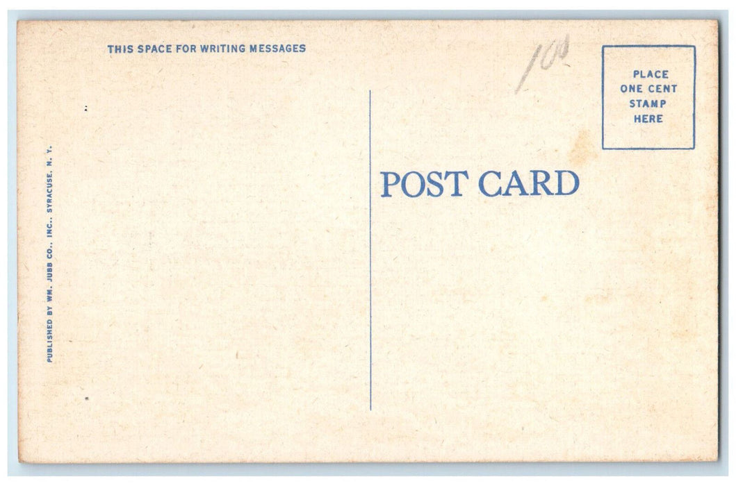c1940's Keuka College and Campus Grounds, Penn Yan New York NY Postcard