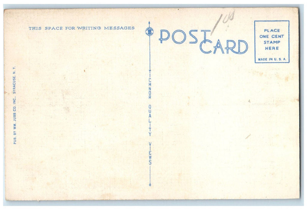 c1940's In The Finger Lakes, Keuka College Penn Yan New York NY Postcard