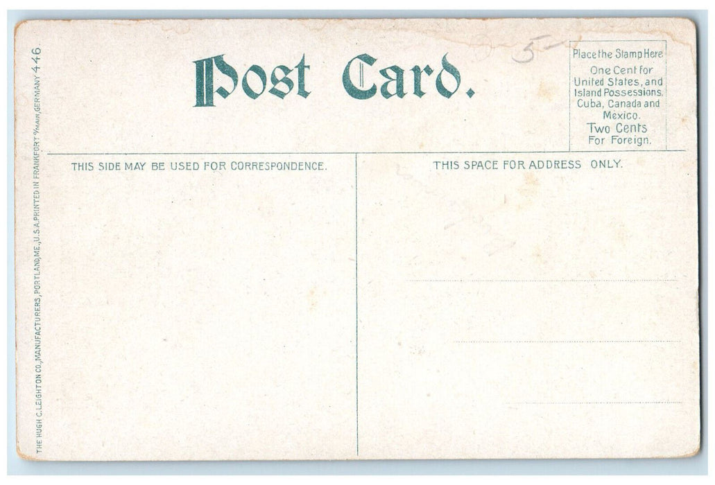 c1910 Boat Scene New Dry Dock at Navy Yard Portsmouth New York NY Postcard