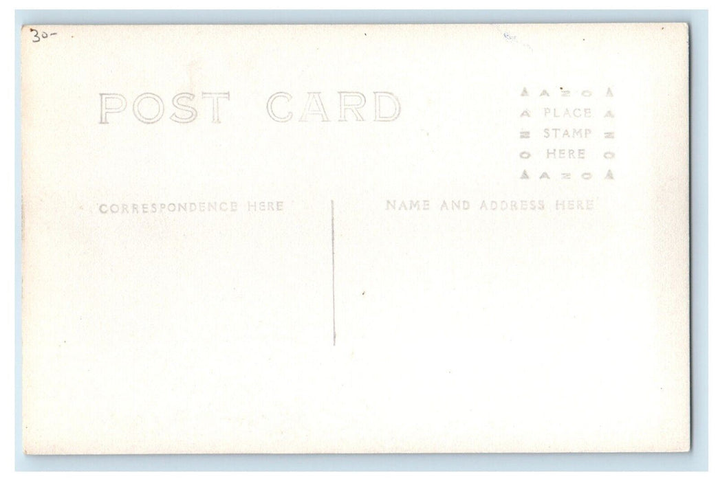 c1910's Street View Library Building Horse And Buggy RPPC Photo Postcard