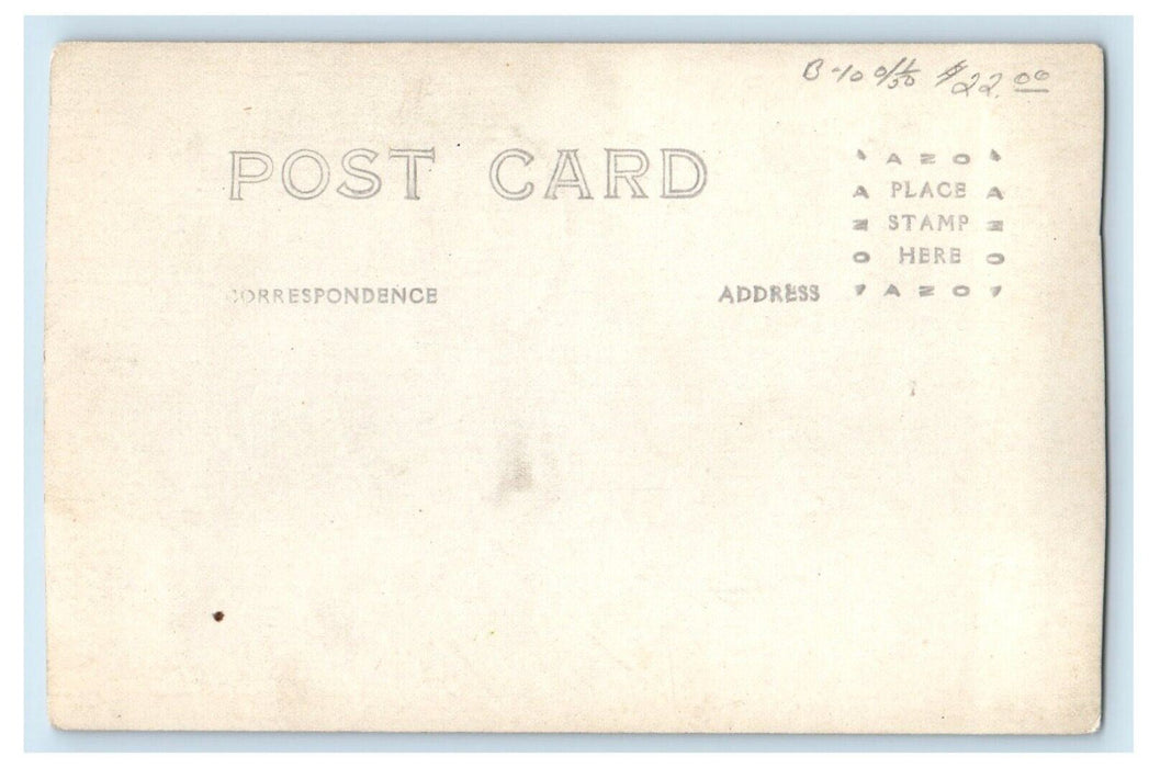 c1920's Team Of Horses Wagon Hauling Workers Plains RPPC Unposted Photo Postcard
