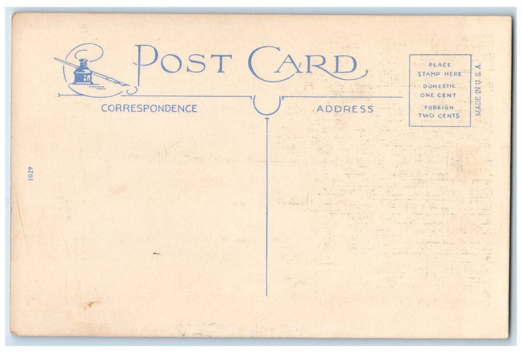 c1910's Greetings From Newport Maine ME, Ocean View Unposted Antique Postcard