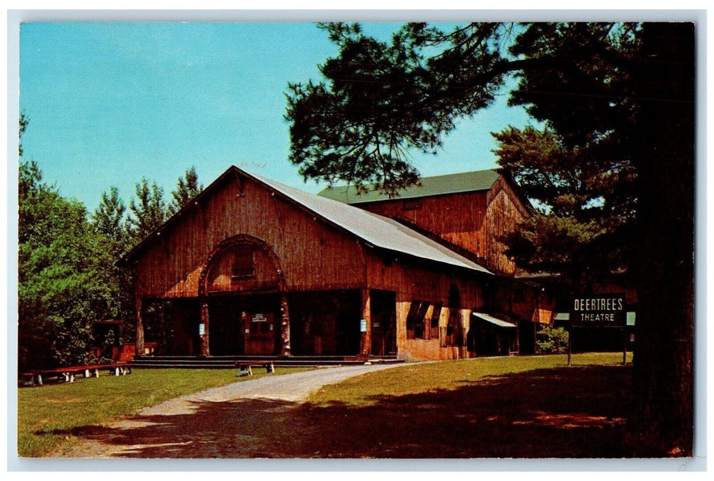 c1960's The Deertrees Theater In Harrison Maine ME Unposted Vintage Postcard