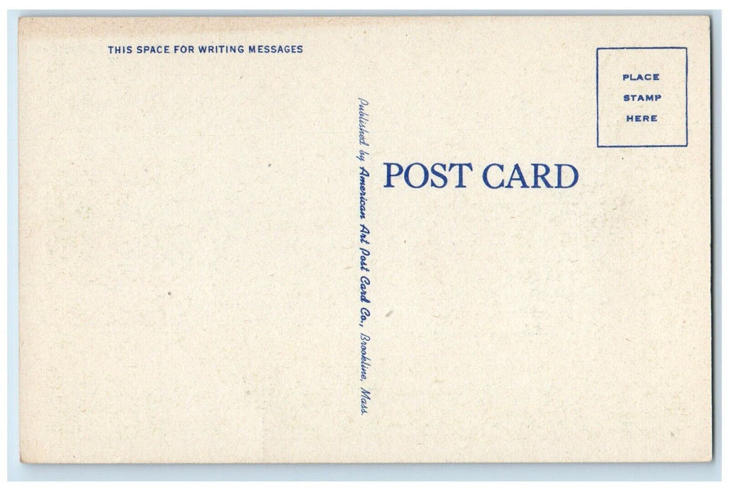 c1930's Ricker Classical Institute Building Campus Houlton Maine ME Postcard
