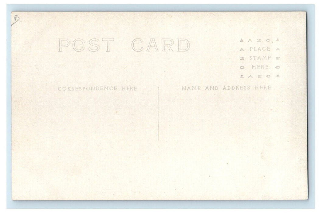 c1910's La Salle Highschool Baseball Team Bat Boy Girl RPPC Photo Postcard