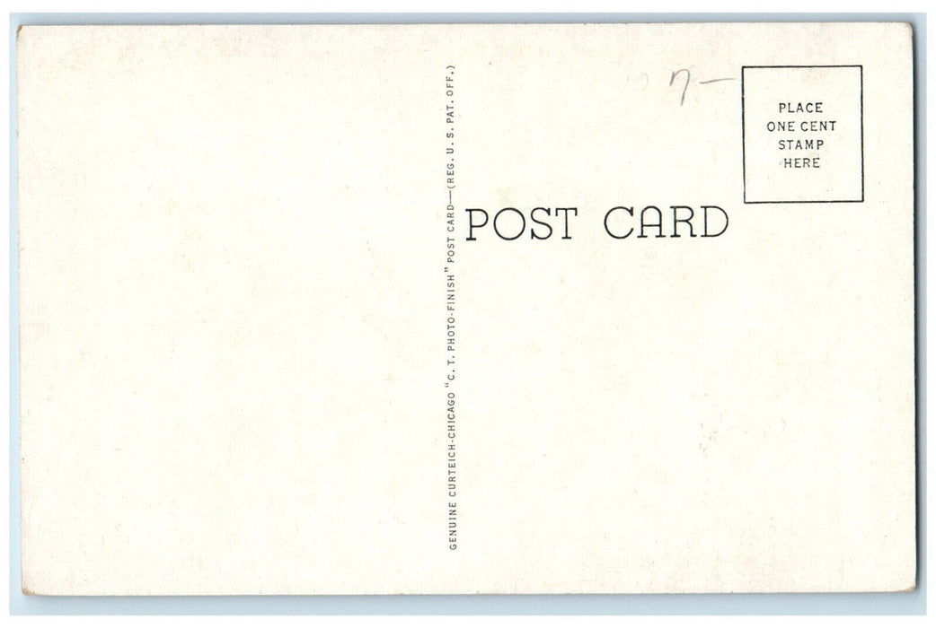 c1920's Christ Church Gardiner Maine ME Unposted Curteich Postcard