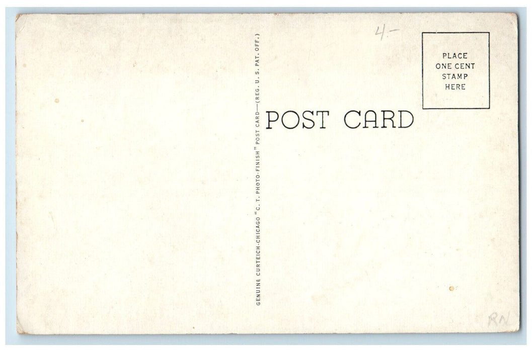 c1940's The Falls Rolling Dam Brook Gardiner Maine ME Unposted Postcard