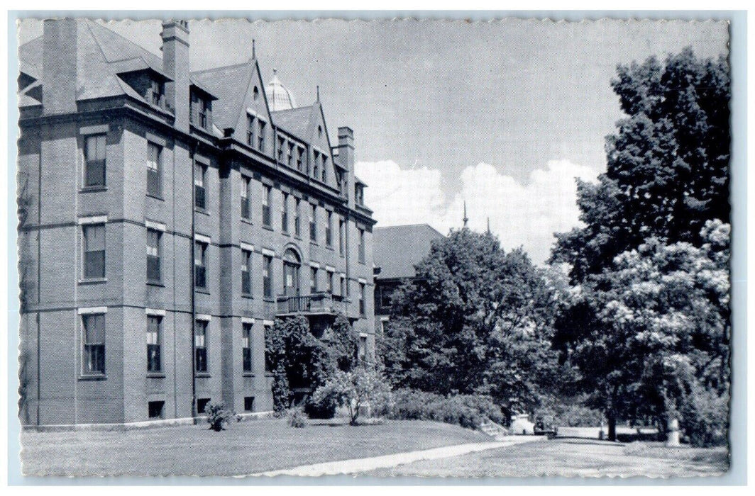 c1910's Robie Hall State College Building Campus Gorham Maine ME Postcard